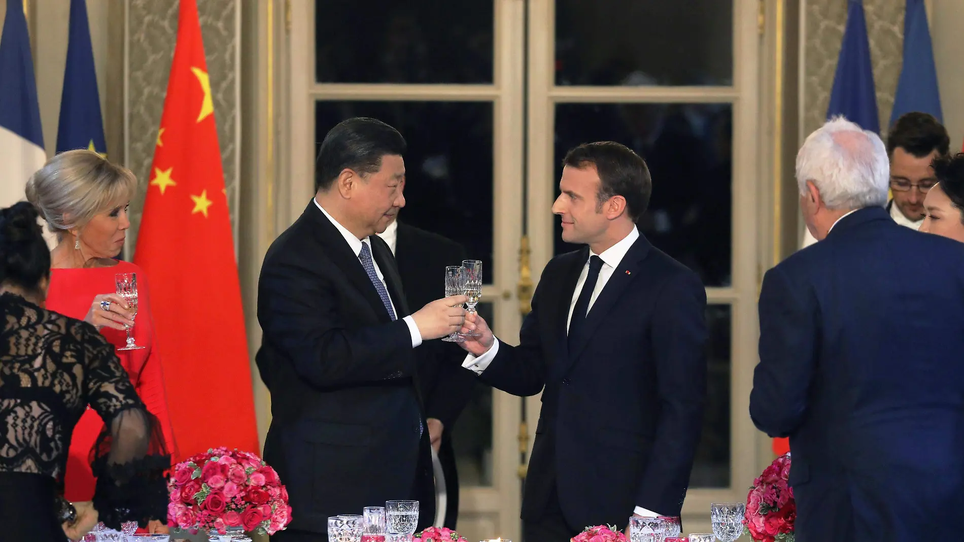 Macron Xi Jinping